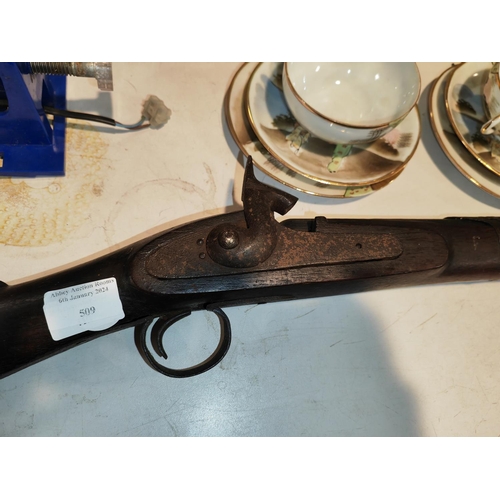 509 - Wall Hanger Replica Musket Gun