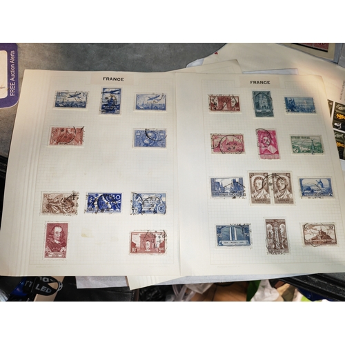 570 - 3 Pages Of French Stamps