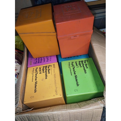 176 - Box Of Kent Maths Teaching Cards/Training