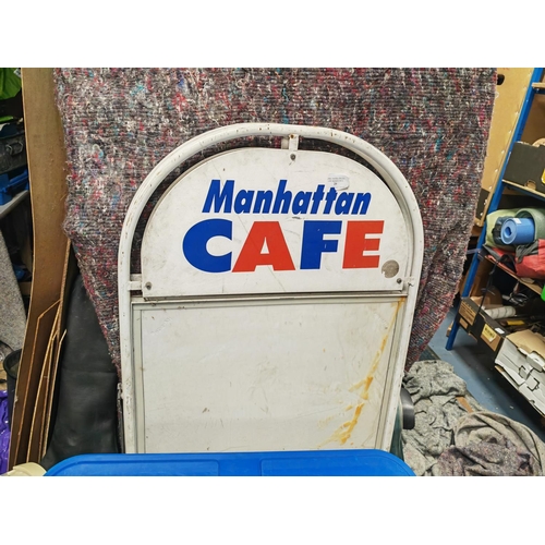 20 - Metal A Frame Manhattan Café