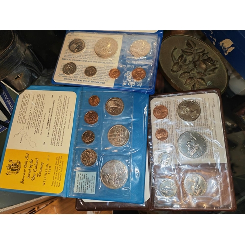 308 - 3 Cased New Zealand Coins