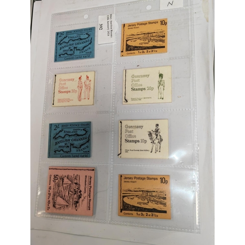 392 - 8 Vintage Channel Islands Stamp Books (Complete)