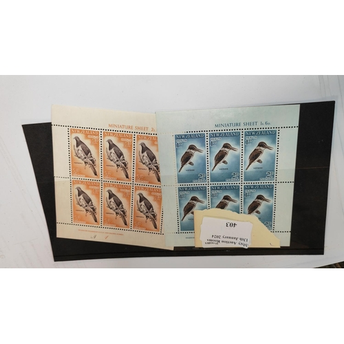 403 - New Zealand Birds Stamps