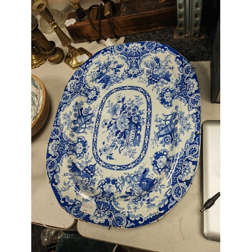 475 - Very Large Victorian Meat Plate