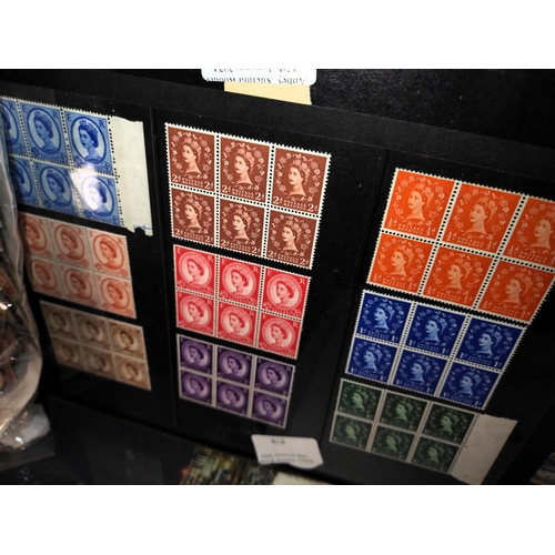 578 - Blocks Of Gb Wilding Stamps