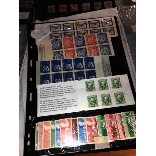 582 - Sweden Booklets Of Stamps On 2 Pages