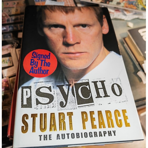 585 - Psycho Stuart Pearce Autobiography Signed By Him With Genuine Certificate