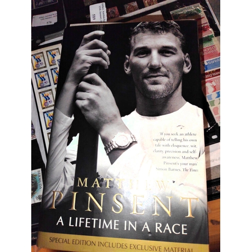 589 - Matthew Pinsent Autobiography A Lifetime In A Race Signed By Him With Genuine Certificate