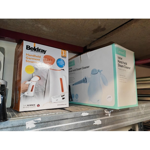 601 - Hand Held Garment Steamer Plus Steam Cleaner In Boxes