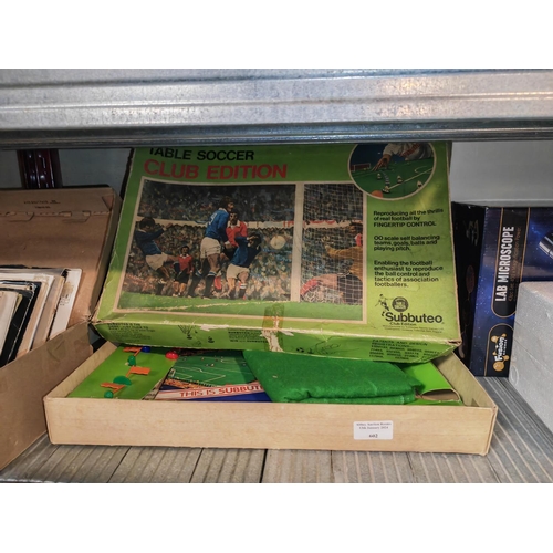 602 - Vintage Subbuteo Box With Some Contents