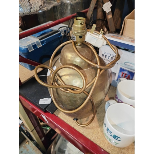 613 - Brass Table Lamp Base