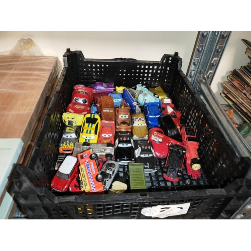 640 - Tray Of Toy Cars