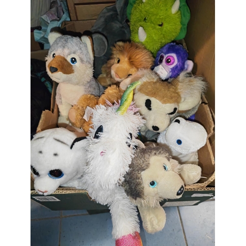 672 - Box Of Soft Toys