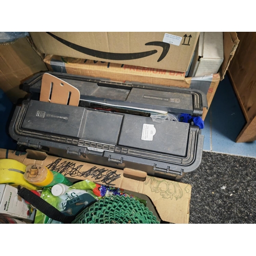 222 - Plastic Tool Box With Contents