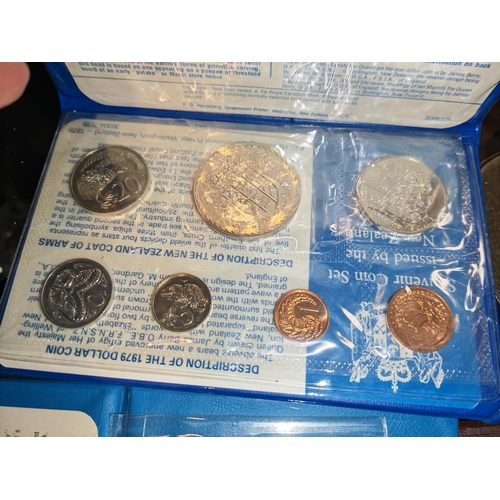 308 - 3 Cased New Zealand Coins