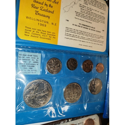 308 - 3 Cased New Zealand Coins