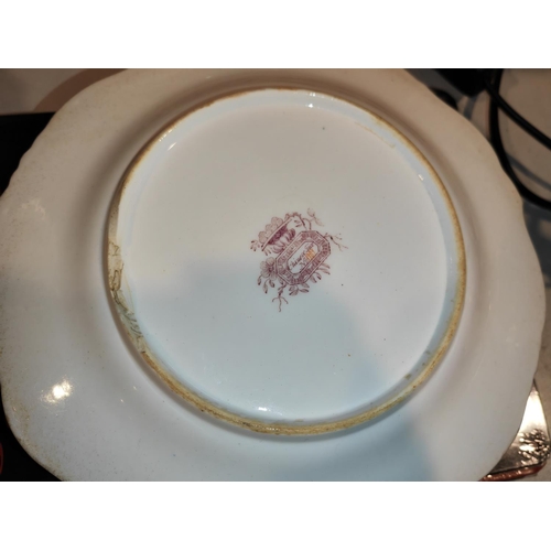 531 - 4 Minton Chinese Garden Plates + 2 Royal Ducal Hunting Scene Plates