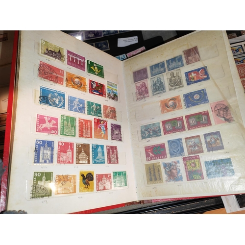 549 - Swiss Stock Album With World Stamps