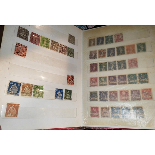 549 - Swiss Stock Album With World Stamps