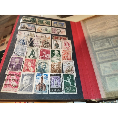 567 - Stamp Album Of World Stamps Plus A Block Of Macau Stamps 1983