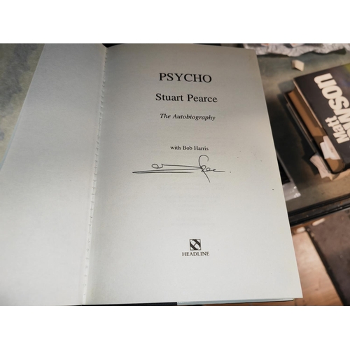 585 - Psycho Stuart Pearce Autobiography Signed By Him With Genuine Certificate