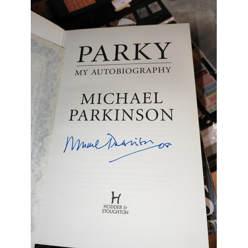 587 - Michael Parkinson Autobiography Called Parky Signed By Him With Genuine Certificate