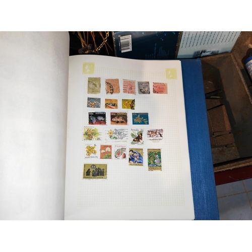 648 - Large Box Of Stamps And Albums