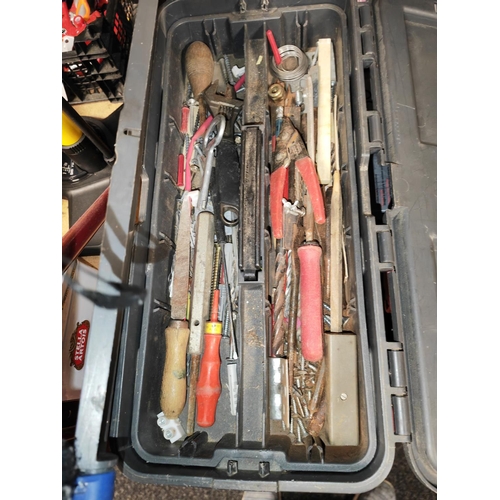 198 - Plastic Box Of Tools