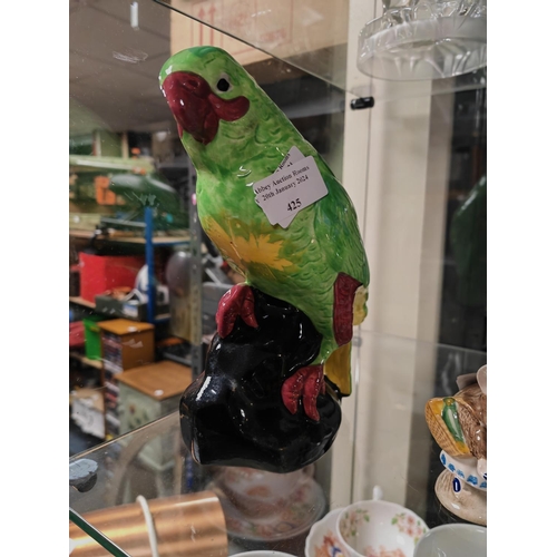 425 - China Parrot Figurine