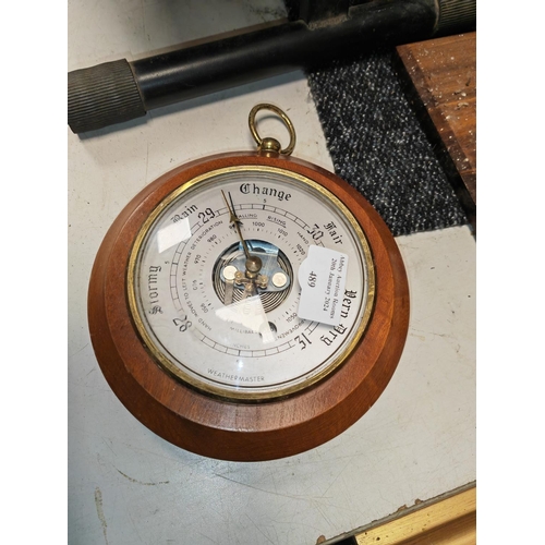 489 - Small Round Barometer