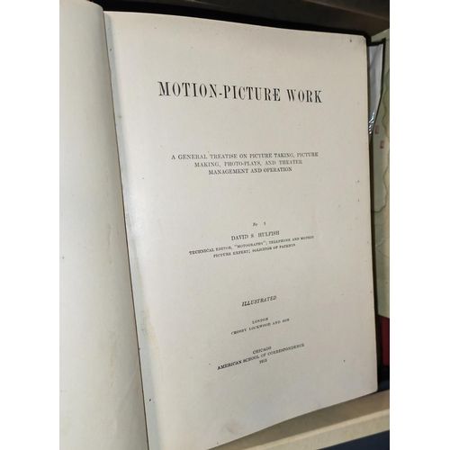 5 - Book Motion Picture Work By David Hulfish, 1913, On Film Making Photography, Optical Lantern And Mor... 