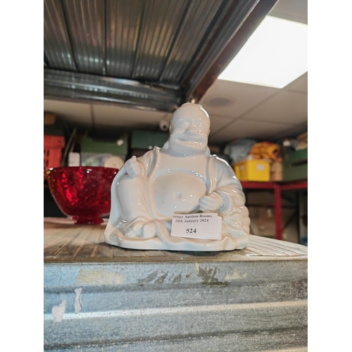 524 - Limoges Ceramic Buddha