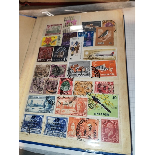 578 - 4 Stock books Mixed World Stamps