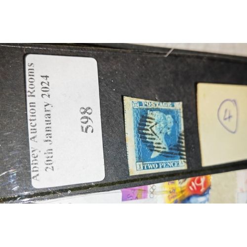 598 - 1841 2D Blue Stamp