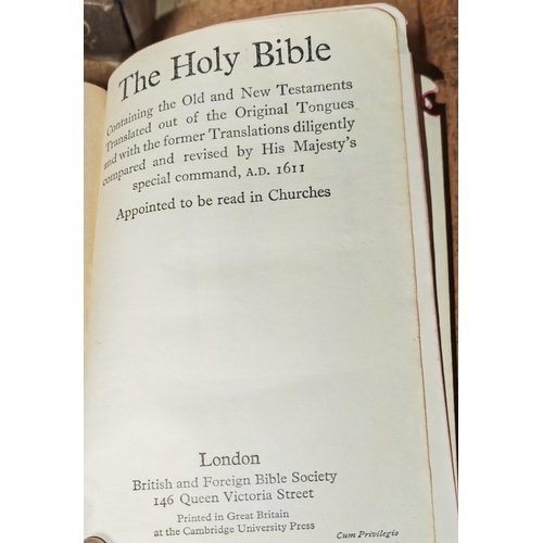 6 - Holy Bible From Jerusalem With A Wooden Cover