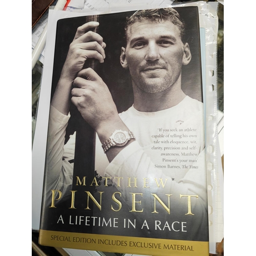 610 - Matthew Pinsent Autobiography A Lifetime In A Race Signed By Him With Genuine Certificate