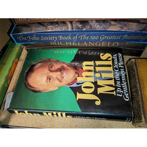 4 - Signed Book John Mills Autobiography, Up In The Clouds Gentlemen Please, 1980, 1St Edition