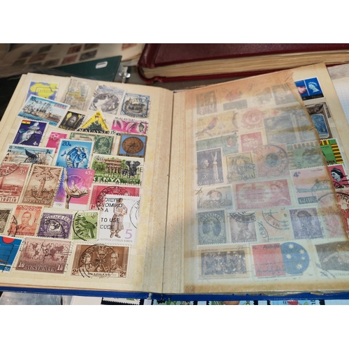 578 - 4 Stock books Mixed World Stamps