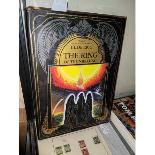 586 - Hardback Book Of The Ring Of The Nibelung-Ul Pe Rice 1980