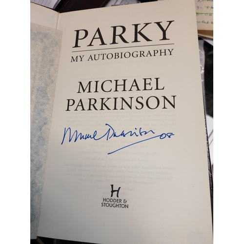 608 - Michael Parkinson Autobiography Called Parky Signed By Him With Genuine Certificate