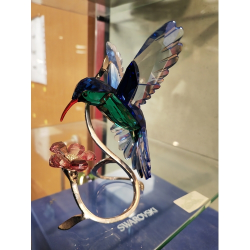 274 - Swarovski Humming Bird On Stand No 1188799 Approx. 6