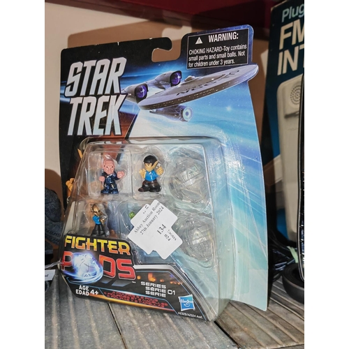 134 - Star Trek Series Fighter Pod Figures