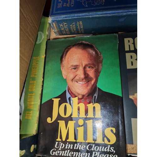 3 - Signed Book John Mills Autobiography, Up In The Clouds Gentlemen Please, 1980, 1St Edition