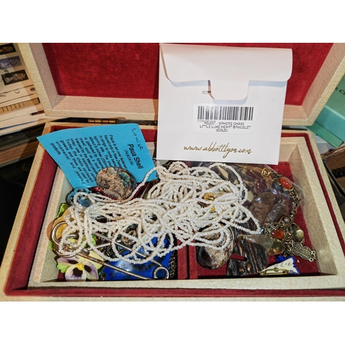 304 - Box Of Costume Jewellery