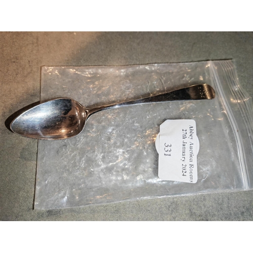 331 - Antique Bateman Family George 111 1802 Silver Spoon, Peter, Ann, William Bateman