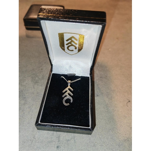 335 - Football Club Emblem On Silver Chain