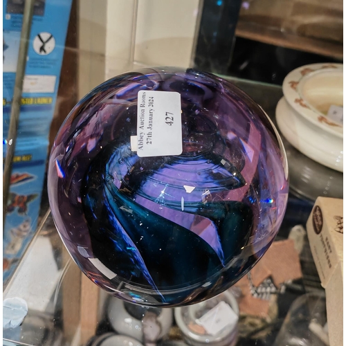 427 - Large Purple Paperweight