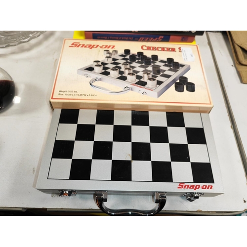 463 - Snap-On Checkers Set In Box