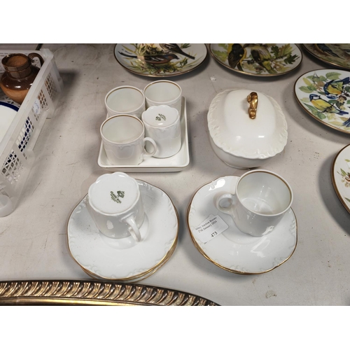 473 - German Rosenthal White Porcelain Set