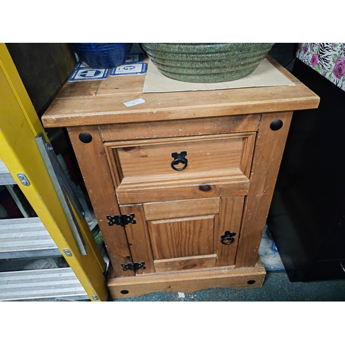 50 - Pine Cupboard With Draw